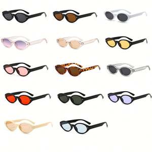 Lunettes de soleil œil de chat pour femme, logo personnalisé, mode 2025, rétro, colorées, étoiles, rivets, UV400 - Product Image 6