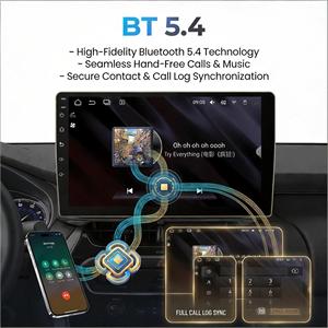 Autoradio Android SL32 9/10 pouces avec écran QLED, refroidissement par ventilateur, processeur Octa Core, kit de cadre et <span class=keywords><strong>radio</strong></span> Android 15 - Product Image 5