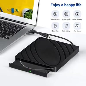 Unidad de DVD+/-RW Externa USB 3.0 y Tipo-C, Reproductor de DVD Portátil con Bandeja y 2 MB de <span class=keywords><strong>Caché</strong></span> - Product Image 1