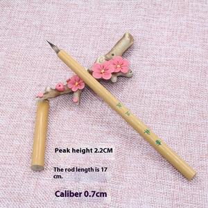 Pinceaux professionnels pour la peinture à l'aquarelle et la <span class=keywords><strong>calligraphie</strong></span>, poils de belette, taille 22,2 cm, marque Weizhuang, pour l'écriture en petite écriture cursive - Product Image 6