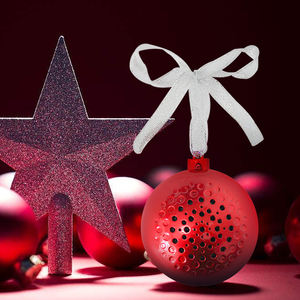 Altavoces inalámbricos Bluetooth con Subwoofer Fiestas de <span class=keywords><strong>Navidad</strong></span> Regalo Altavoz Reproductor de <span class=keywords><strong>canciones</strong></span> de música Decoración de árbol de computadora - Product Image 6