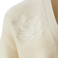 Personnalisation Profonde, Marque Privée, Fabricant Durable, Cardigan d'Hiver pour Femmes, Laine, Nylon, Tricot, Col en V, OEM