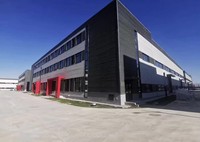 Bâtiment industriel en structure métallique préfabriquée de la marque Haibo, atelier en acier préfabriqué, entrepôt personnalisable, garantie de 2 ans