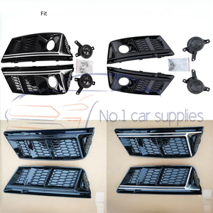 Nouvelle coque de pare-chocs avant ABS pour feux antibrouillard, style <span class=keywords><strong>S5</strong></span> pour A3 <span class=keywords><strong>Cabriolet</strong></span> 2017-2019 NOIR avec kit de rétrofit/amélioration ACC - Product Image 3