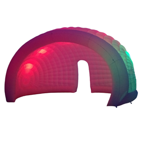 Tienda de media cúpula inflable Dj LED, tienda <span class=keywords><strong>Luna</strong></span> inflable para fiestas y eventos promocionales, media cúpula inflable - Product Image 1
