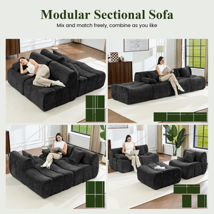 New arrival!!! Meroow MS3 UK Local Stock Ergonomic <b>Sofa</b> 45cm Seating Height Modular Couch for Seniors & Tall People - Product Image 4