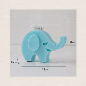 Vela artesanal de elefante para crianças, presente artesanal de elefante, sapo, girafa, arte perfumada, para decoração de casa, festa de casamento, novidade