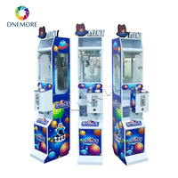 Mini machine à griffes en acier inoxydable pour enfants, petite machine de jeu d'arcade à monnayeur pour peluches