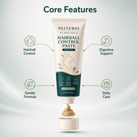 Pâte anti-boules de poils pour animaux de compagnie, gel nutritif au malt, soulagement des boules de poils, soutien à la santé digestive pour chats, marque privée OEM