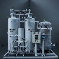 Generator Nitrogen PSA Kemurnian Tinggi 99,99% untuk Perlindungan Inert Reaktor Medis Sistem Pasokan Nitrogen Industri