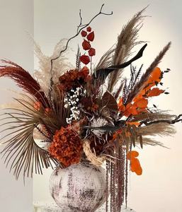 Fleur séchée préservée dans un vase, fabriquée à partir de fleurs fraîches 100% naturelles, plusieurs couleurs, décoration d'intérieur, cadeau pour un ami - Product Image 3