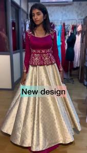 Lehenga Choli de Qualité Supérieure pour Femmes, Spécial Fêtes, Élégant pour Réceptions de Mariage et Célébrations, Tenue Ethnique Disponible à la Vente - Product Image 5