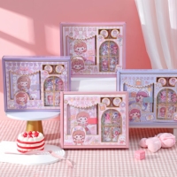 Ensemble cadeau papeterie en gros de haute qualité Kawai enfants ensemble de papeterie scolaire pour boîte-cadeau Zhejiang journal à couverture rigide couleur personnalisée
