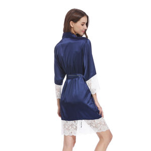 Vente en gros <span class=keywords><strong>de</strong></span> chemises <span class=keywords><strong>de</strong></span> <span class=keywords><strong>nuit</strong></span> en satin <span class=keywords><strong>de</strong></span> luxe <span class=keywords><strong>de</strong></span> haute qualité avec dentelle, vêtements <span class=keywords><strong>de</strong></span> détente élégants <span class=keywords><strong>et</strong></span> sexy pour femmes, <span class=keywords><strong>peignoir</strong></span> <span class=keywords><strong>assorti</strong></span>, robe <span class=keywords><strong>de</strong></span> mariée, demoiselle d'honneur - Product Image 2