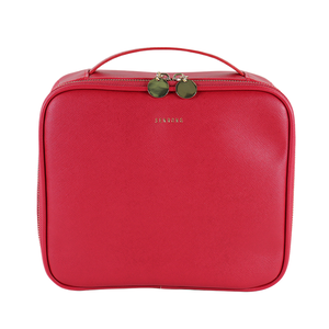 กระเป๋าเครื่องสำอางแบบมีล้อลากสำหรับเดินทางกลางแจ้ง ผลิตจากไนลอนกันน้ำ ดีไซน์หรูหรา พร้อมหูหิ้วและซิปปิด รุ่น 2026 - Product Image 1