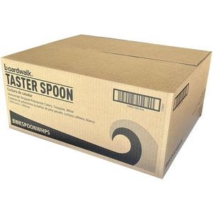 Heavyweight <b>White</b> Polystyrene Disposable Spoon <b>Wrapped</b> Cutlery 1,000/Carton - Product Image 5