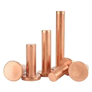 Rivets plats en cuivre GB109 M2, M2.5, M3, M4, M5, M6, M8 – Rivets à <span class=keywords><strong>frapper</strong></span> manuellement - Product Image 2