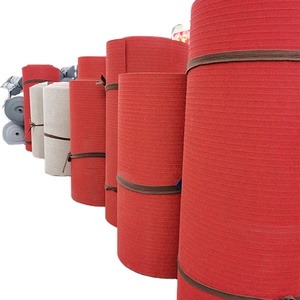 Rifornimento di fabbrica buon prezzo poliestere non tessuto agugliato mostra tappeto evento sala rossa - Product Image 1