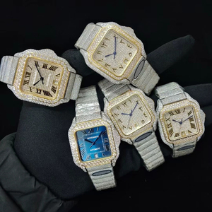 นาฬิกาสปอร์ตหรูหราประดับ<span class=keywords><strong>เพชร</strong></span>โมอิสซาไนต์ <span class=keywords><strong>VVS</strong></span> 1 พร้อมกลไกอัตโนมัติ ETA ตัวเรือนสแตนเลสสตีล 904L หน้าปัดแบบเข็ม - Product Image 5