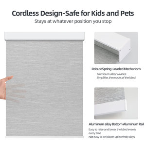 ستائر دوارة لاسلكية وستائر دوارة معتمة - Product Image 4