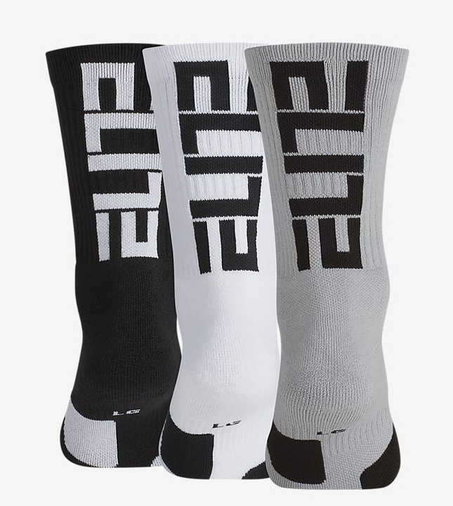 nike elite basketball crew socks 3 pack