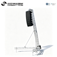 Conectores de Espiga/Perno para Torre de Altavoces Line Array de Aluminio con Certificación ISO 9001, Capacidad de Carga de 1000 kg, Color Plata/Negro