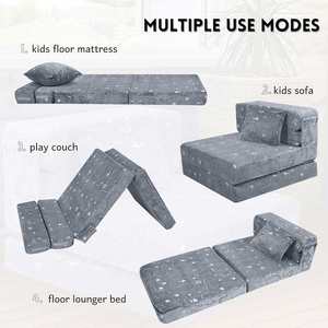 Canapé-lit pliant en mousse éducatif personnalisé en usine, tapis de jeu, matelas de sol pour bébé et tout-petit, qui brille dans le noir - Product Image 3