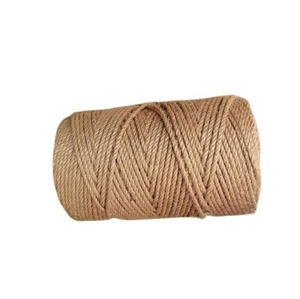 Échantillon gratuit 100% ficelle de sisal <span class=keywords><strong>en</strong></span> fibre naturelle 3 brins de <span class=keywords><strong>corde</strong></span> de jute torsadée pour le bricolage et l'emballage - Product Image 1