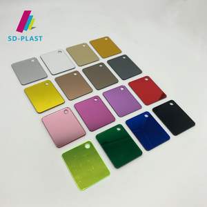 1.3mmアクリルガラスミラーシート高光沢PE <span class=keywords><strong>PETG</strong></span>材料UV印刷キャストタイプボード広告用 - Product Image 6