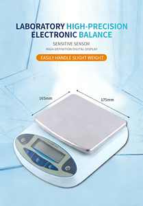 실험실 전자 분석 저울 3kg <span class=keywords><strong>0.01g</strong></span> 정확도 플라스틱 LED/LCD 디스플레이 정밀 전자 저울 보석 과학 저울 - Product Image 6