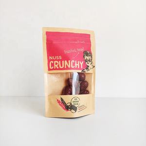 Sacs d'emballage personnalisés en papier Kraft, sachets écologiques pour noix, flocons, <span class=keywords><strong>Muesli</strong></span> Granola, céréales, avoine, 50 pièces - Product Image 2