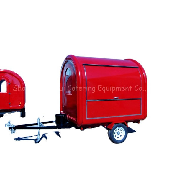 Franchise Street Fast Food Trailer / Hot Dog Stands / Caravan Shanghai XR-FC220 D 220*200*210cm * Fiber Glass Milk Check Machine