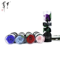 Boîte cadeau créative pour une seule rose, fleur éternelle, durable, écologique, couleur personnalisée, romantique, fête de la Saint-Valentin