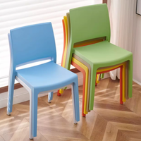 Chaise de jardin en plastique PP moderne, durable et colorée, portable, pour la maison, le bureau, la salle à manger, l'hôtel et l'entrepôt