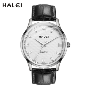 ดรอปชิปปิ้ง HALEI นาฬิกาควอทซ์ของแท้รุ่นใหม่สำหรับผู้ชาย กันน้ำ 3BAR ตัวเลขโรมัน สไตล์ธุรกิจสุดหรู กลไกญี่ปุ่น - Product Image 2