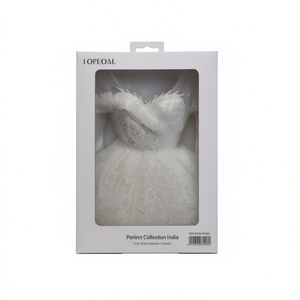 Perfect Collection Cashmere Modern Floral Machine Made Wedding Dress/Bridal Gown - Product Image 1