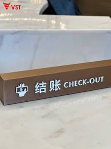 Vst cao cấp bảng thép không gỉ dấu hiệu cao cấp độc quyền thiết kế thương hiệu cho bền cần thiết sang trọng khách sạn kệ trưng bày - Product Image 6