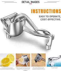 Exprimidor Manual de Limones y Cítricos, Exprimidor de Limones y Cítricos de Metal de Primera Calidad - Exprimidor Manual de Cítricos - Product Image 6