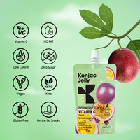 Gelée amincissante marque privée saveur fruit de la passion vitamine C boisson diététique saine gelée de konjac