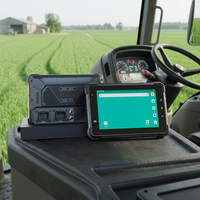 Tablette industrielle robuste OEM/ODM 7 pouces 1000 Nits IP67 GPS 4G Android 13 avec 4 entrées caméra pour l'agriculture de précision