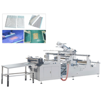 Machine de production de films auto-adhésifs imperméables en PE/PU pour pansements chirurgicaux, avec découpe transversale