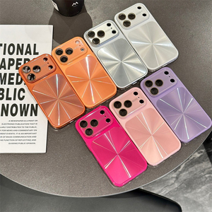 เคสโทรศัพท์รุ่น Glitter Glossy Aurora Glossy สำหรับ iPhone 18 17 15 16 PRO MAX 14 12 11 13 Pro กระจกเต็มเลนส์ป้องกัน - Product Image 1