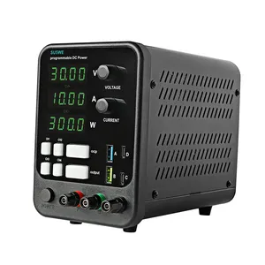 SUSWE AC220V/110V Prueba de banco de trabajo 30V10A300W fuente de alimentación regulada de CC ajustable