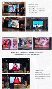 Il modello di visualizzazione a LED più popolare per il mercato indiano supporta la dimensione del pannello di servizio frontale P3.6/P4.81 è 576*576mm - Product Image 5