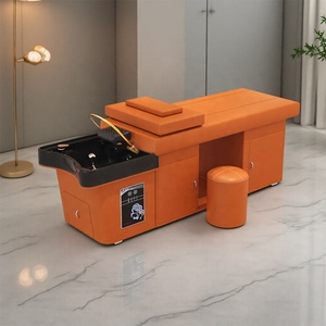 Fauteuils à <span class=keywords><strong>shampoing</strong></span> pour les salons de coiffure, les salons de coiffure et les spas Baignoires blanches pour lits de massage thaïlandais - Product Image 5