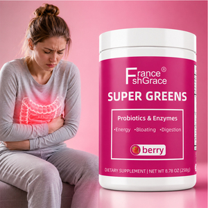 Wholesale Super Greens Powder Manufacturer Green <b>Wheat</b> Grass Digestive Enzyme Boost Digestion Probiotic Blend for Adults - Product Image 1