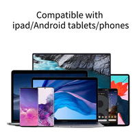 Lápiz Óptico Activo de Alta Sensibilidad con Función de Inclinación, Recargable por USB-C, Punta de POM de Precisión de 1.5 mm, Compatible con iPad, Samsung, Lenovo