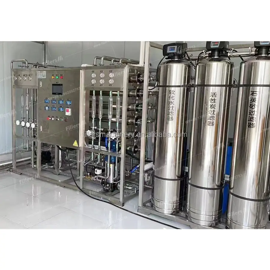 Équipement d'osmose inverse de filtration de traitement de l'eau d'acier inoxydable de 0.5t pour le restaurant d'école de bureau