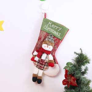 Ventes directes Décorations de Noël: petites chaussettes <span class=keywords><strong>du</strong></span> Père Noël, ornements d'arbre de Noël, sacs-cadeaux de bas de Noël - Product Image 2