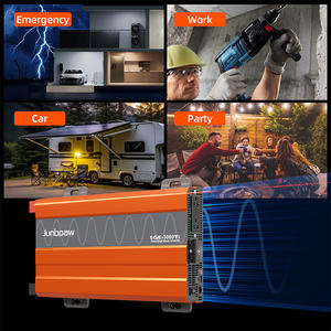 ממיר מתח לרכב 3000W DC/AC גל סינוס טהור חד פאזי 12V/24V/48V ל-100V/110V/120V לשימוש ביתי, סולארי ומיזוג אוויר - Product Image 3